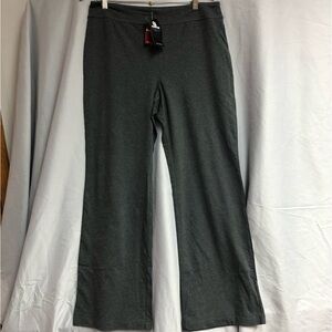 NWT Avenue bootleg yoga pants 14/16 elastic band waist a gray merle colored